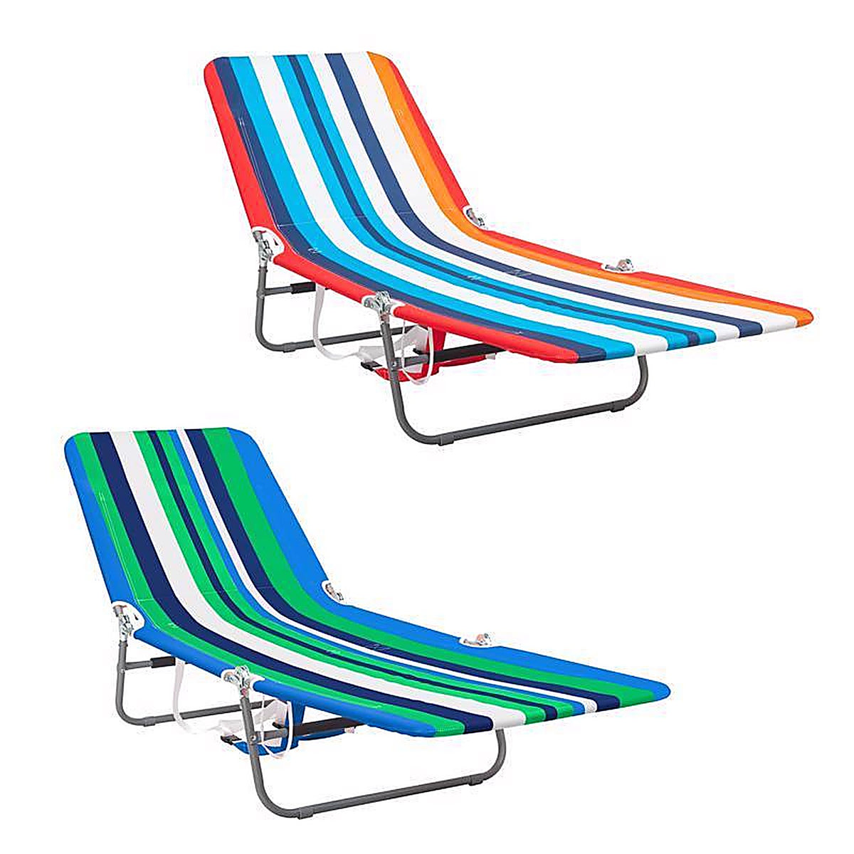 Rio Brands BPL-200516PK4 Silver Steel Frame Chaise Lounge
