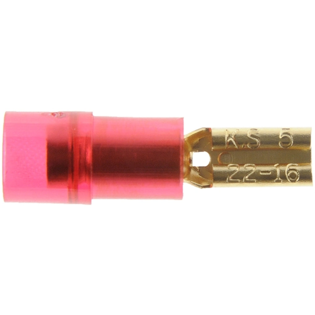 Dorman 84541 22-18 Gauge Female Audio Disconnect, .110 In, Red