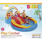 Intex 57453EP Multicolored Vinyl Inflatable Pool Rainbow Ring Play Center