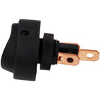 Dorman 84840 Electrical Switches Rocker LED Glow Oval Style Black Body/Red LED