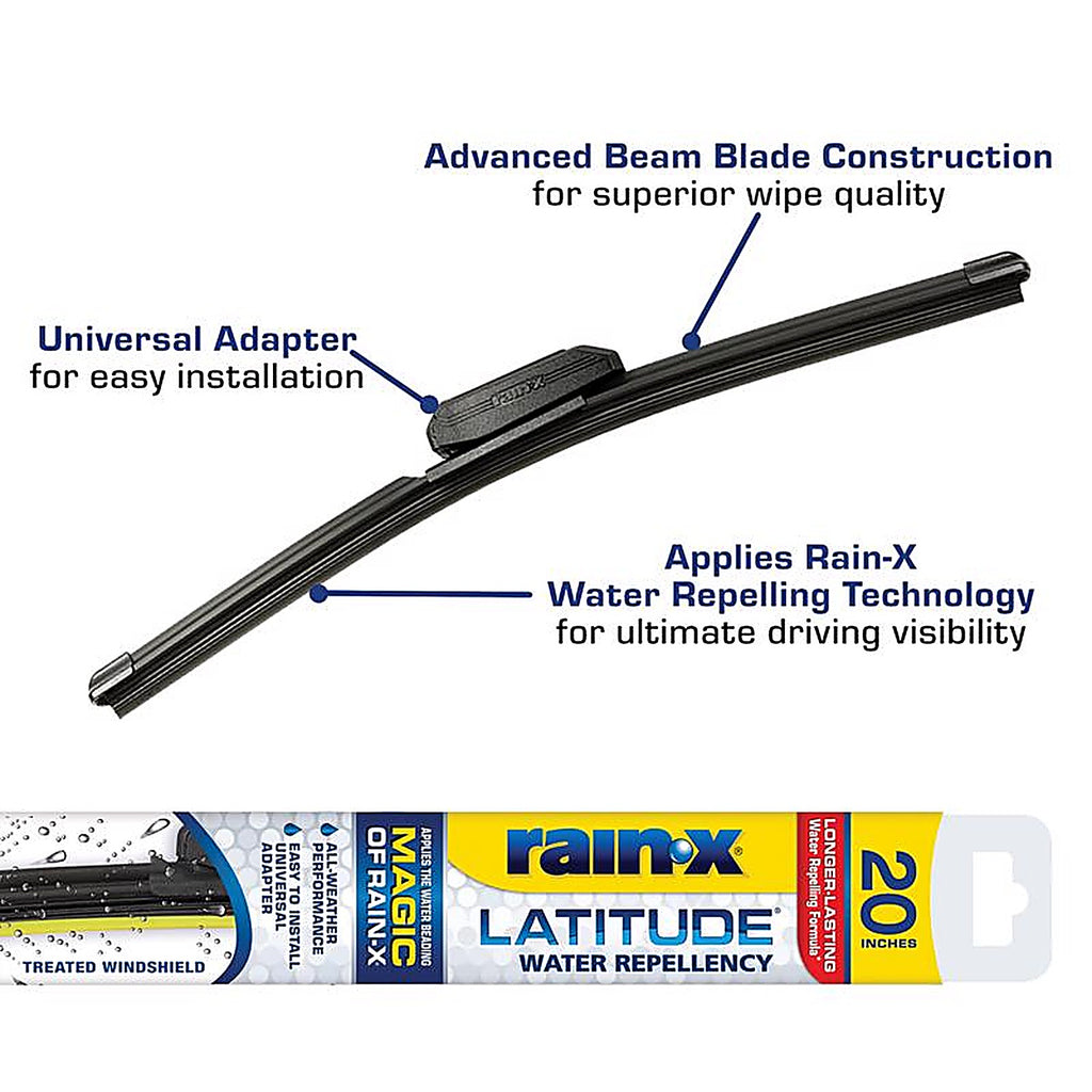 Rain-X 5079277-2 Latitude 20 in. All Season Windshield Wiper Blade