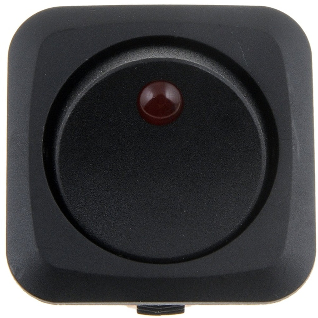 Dorman 84880 Black Body/Red LED Glow Round Style
