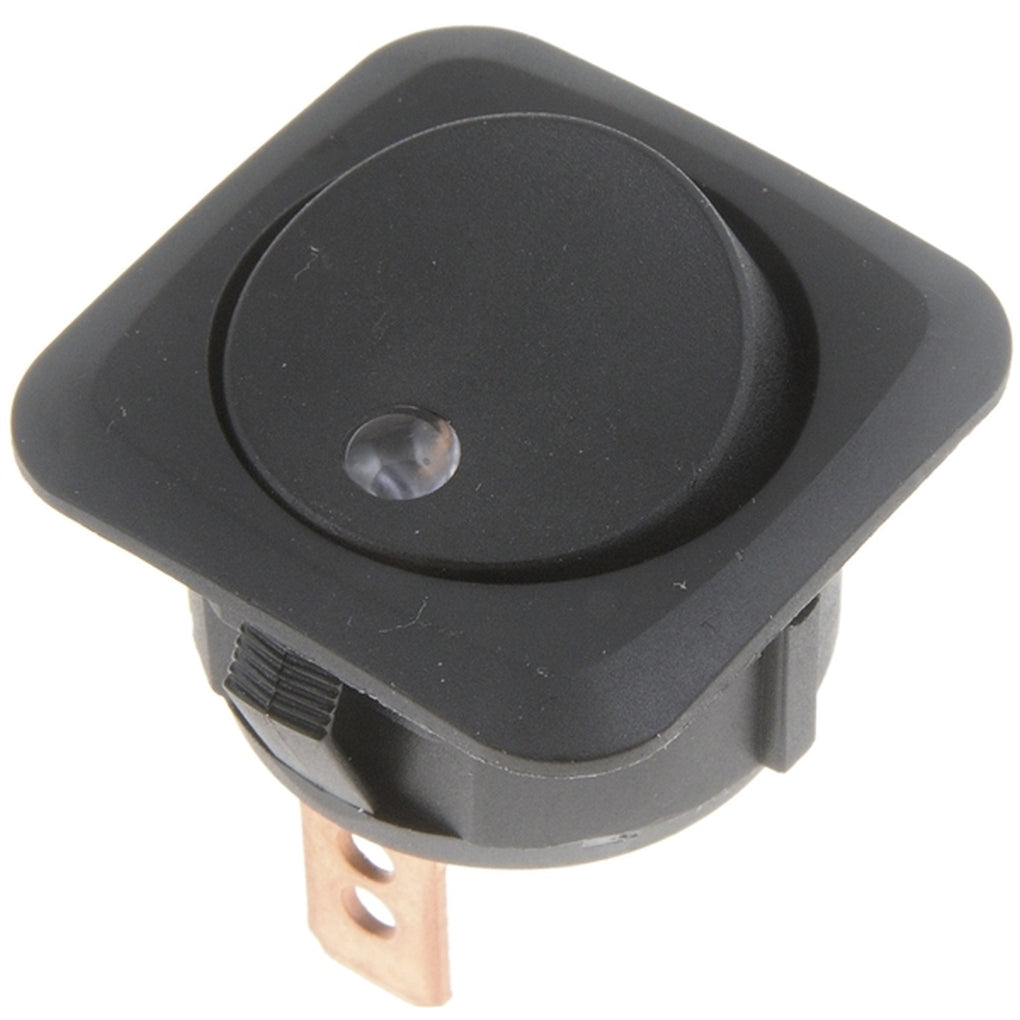 Dorman 84881 Electrical Switches Rocker LED Glow Round Style Black Body/Blue LED