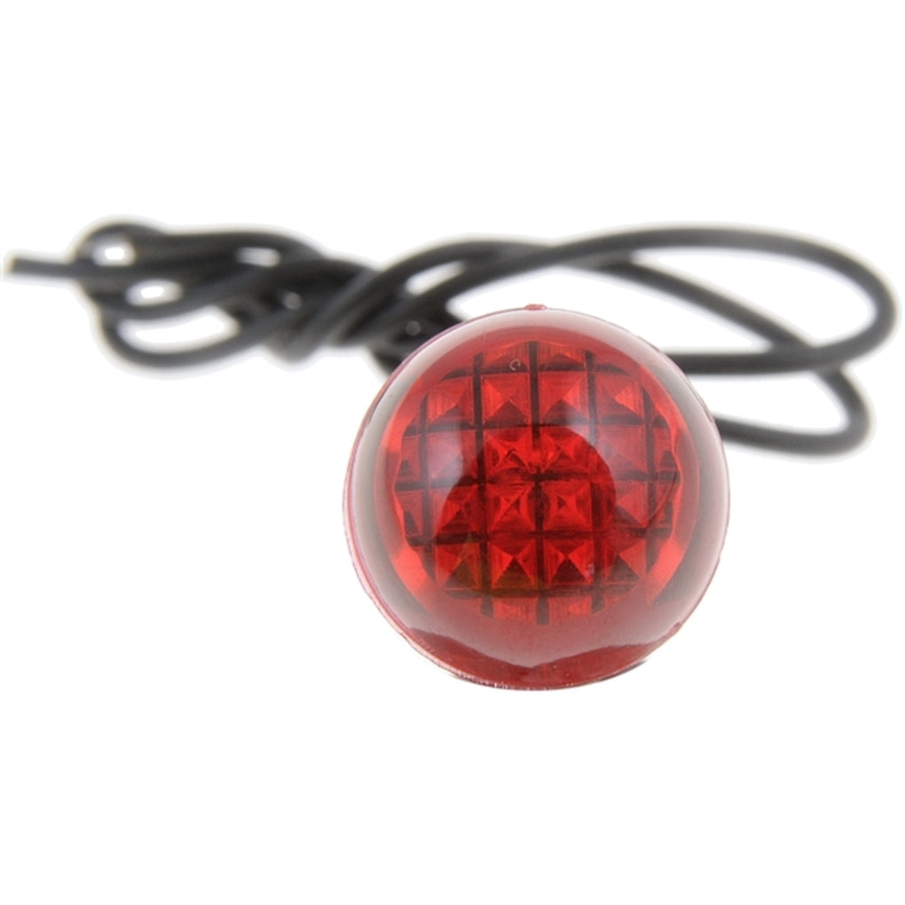 Dorman 84914 Electrical Switches Indicator Light Round Large Bezel-Free Red