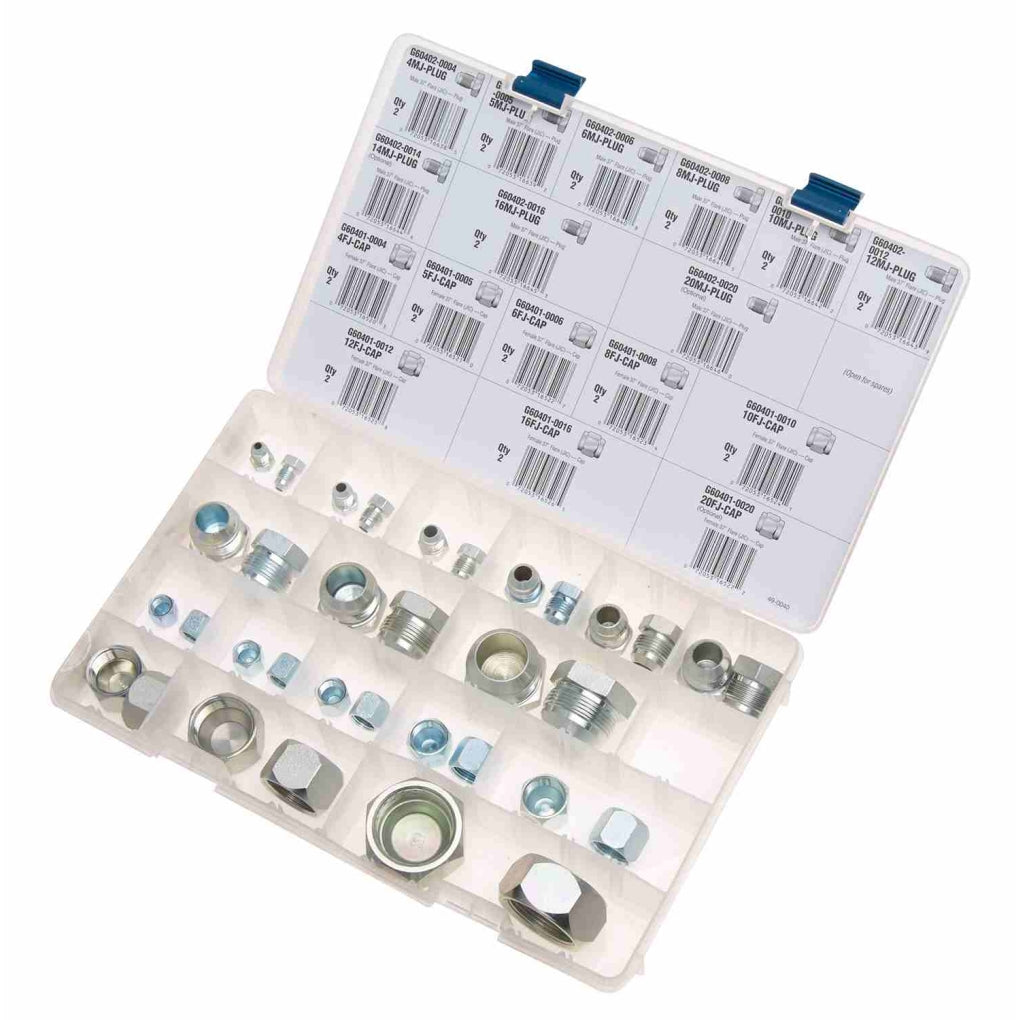 Gates 85003 Component Assortments JIC (MJ) Plug and Cap (FJ) Kit