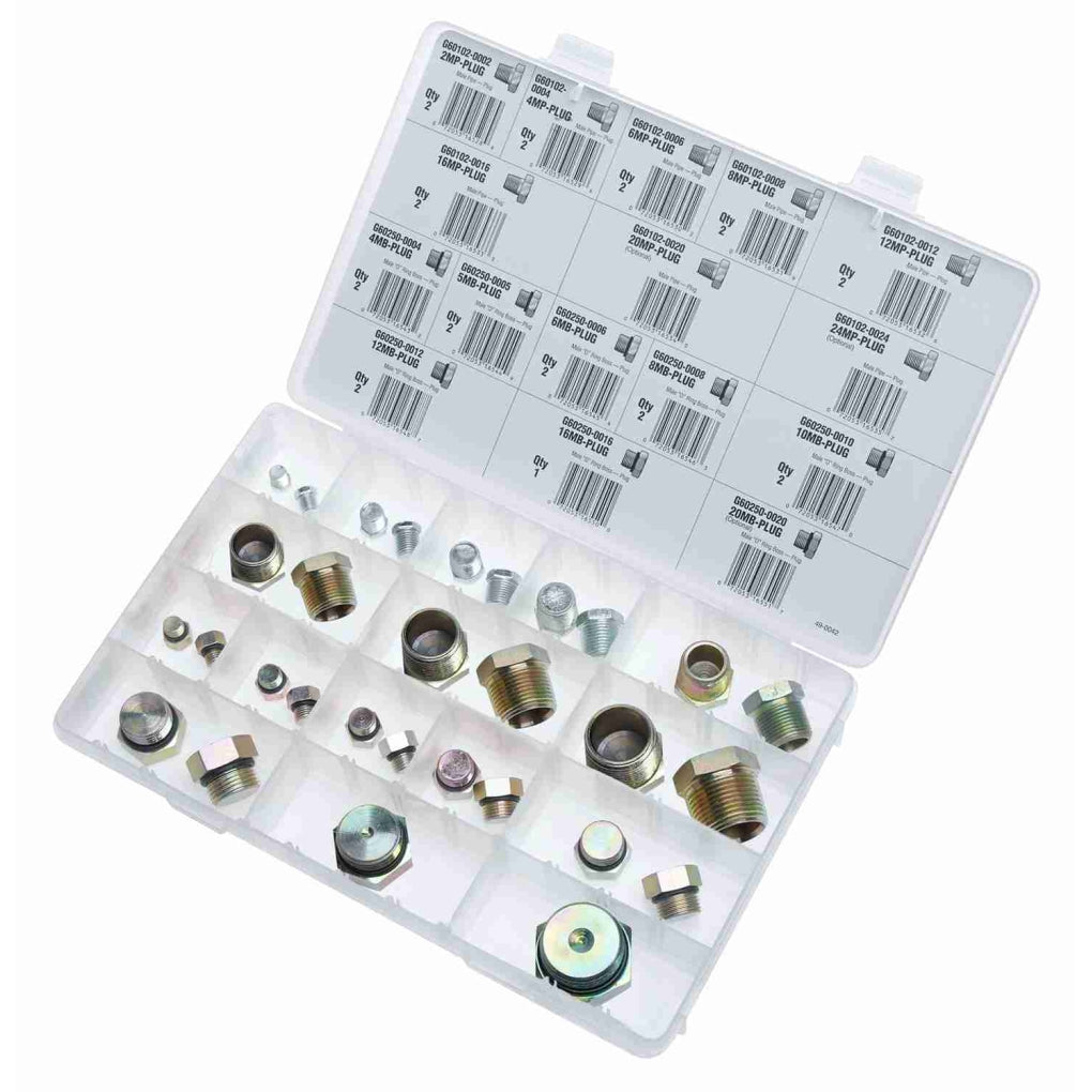 Gates 85004 Component Assortments Male Pipe (MP) and O-Ring Boss (MB)