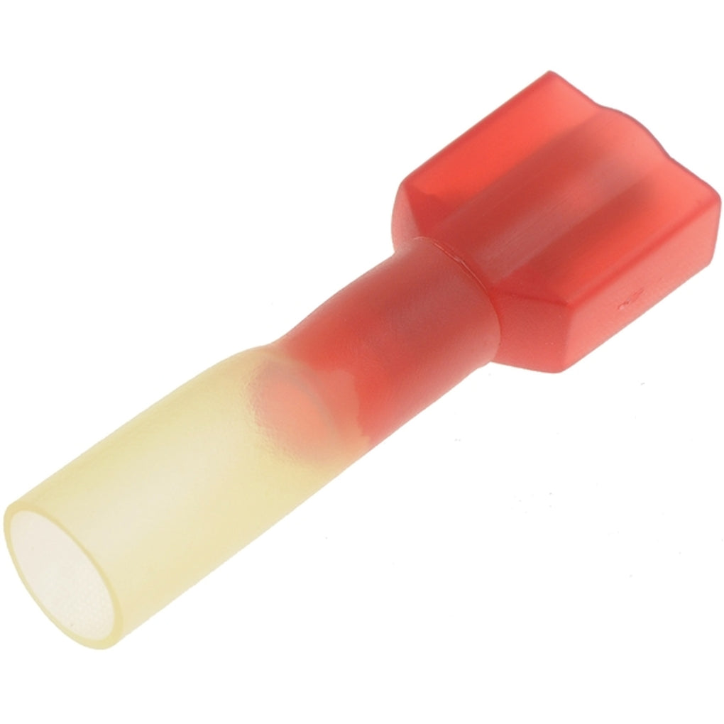 Dorman 85242 22-18 Gauge Male Insulated Disconnect Terminal, .250 In., 10 Pack, Red