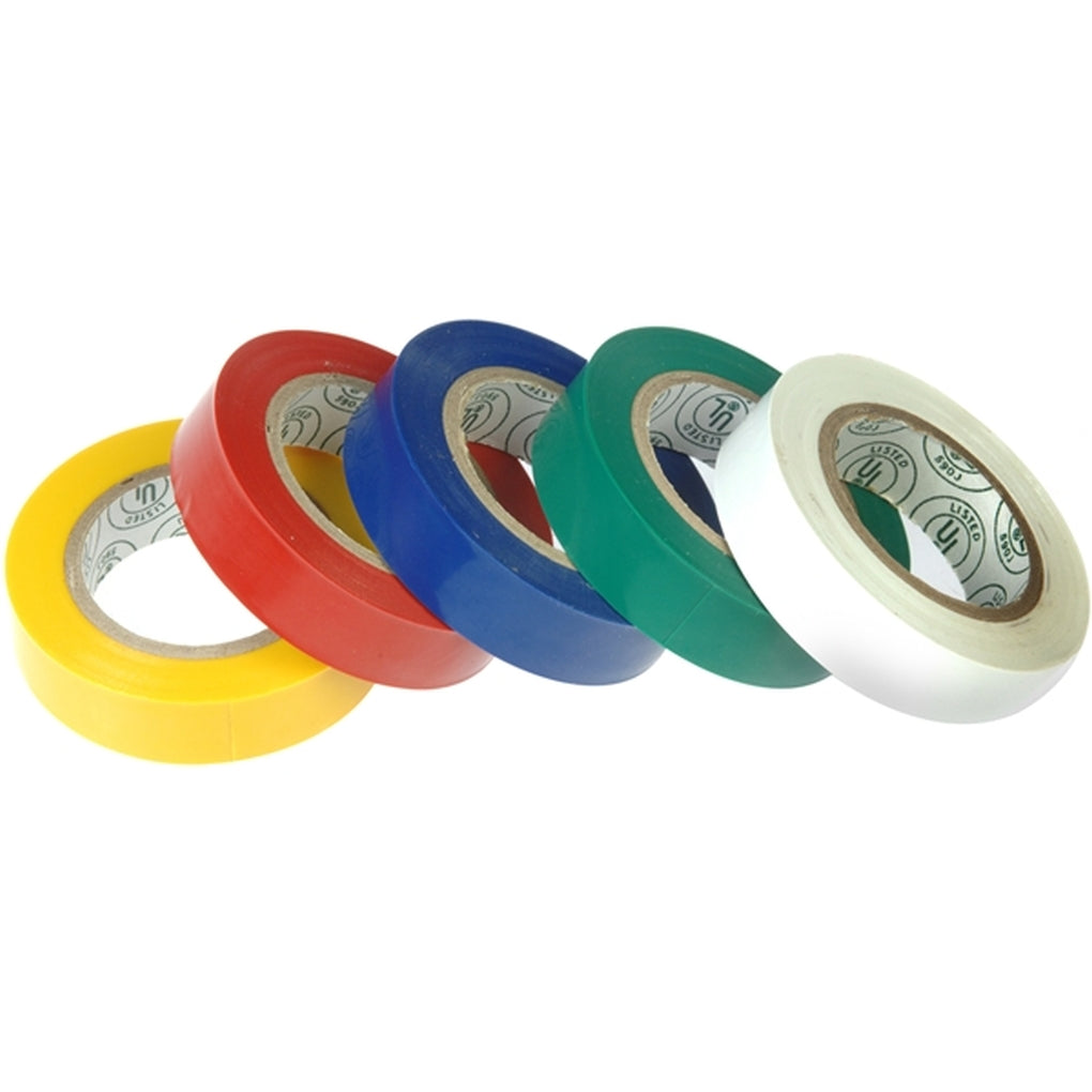 Dorman 85295 1/2 In. x 20 Ft. Multi-Color Electrical Tape Assortment