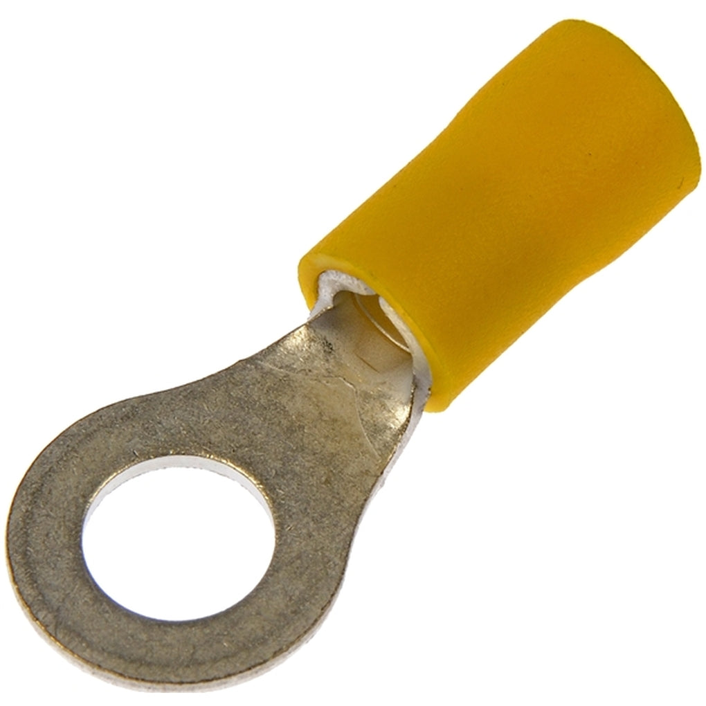 Dorman 85430 12-10 Gauge Ring Terminal, 1/4 In., Yellow