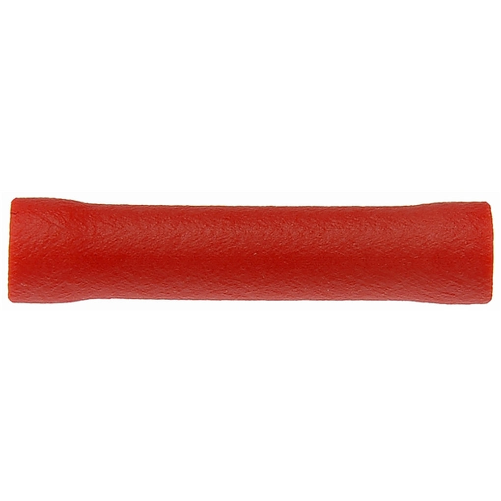 Dorman 85497 22-18 Gauge Butt Terminal, Pack Of 100, Red