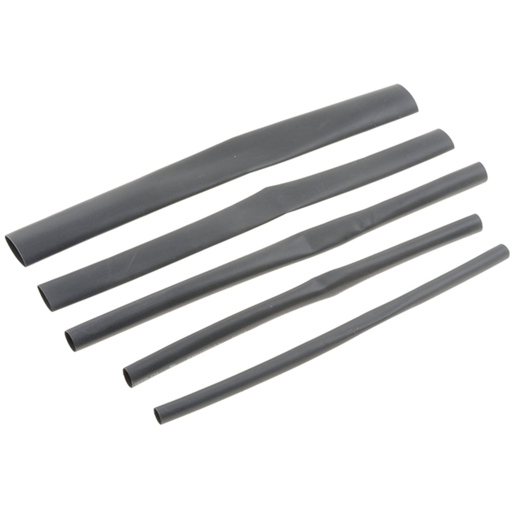 Dorman 85611 6 Inch, Black, Assorted Widths, Heat Shrink Tubing Polyolefin