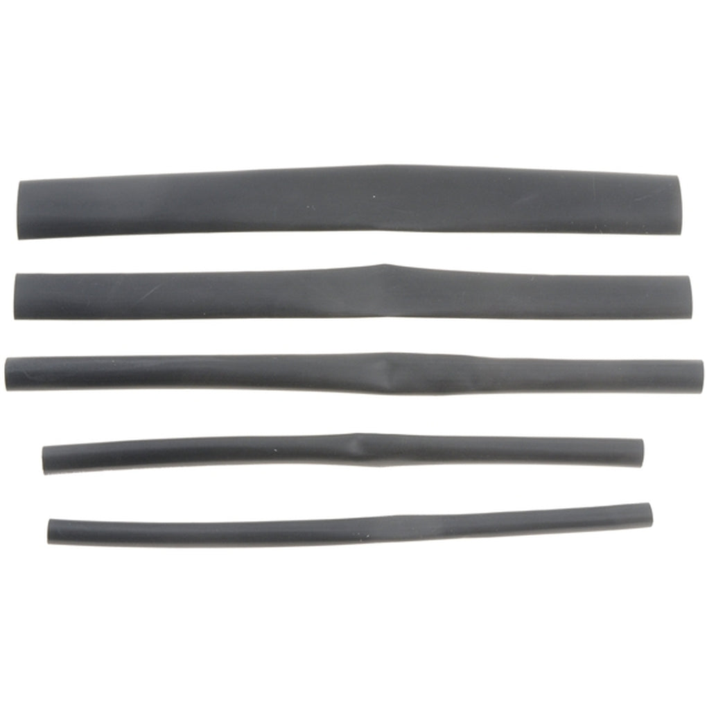 Dorman 85611 6 Inch, Black, Assorted Widths, Heat Shrink Tubing Polyolefin