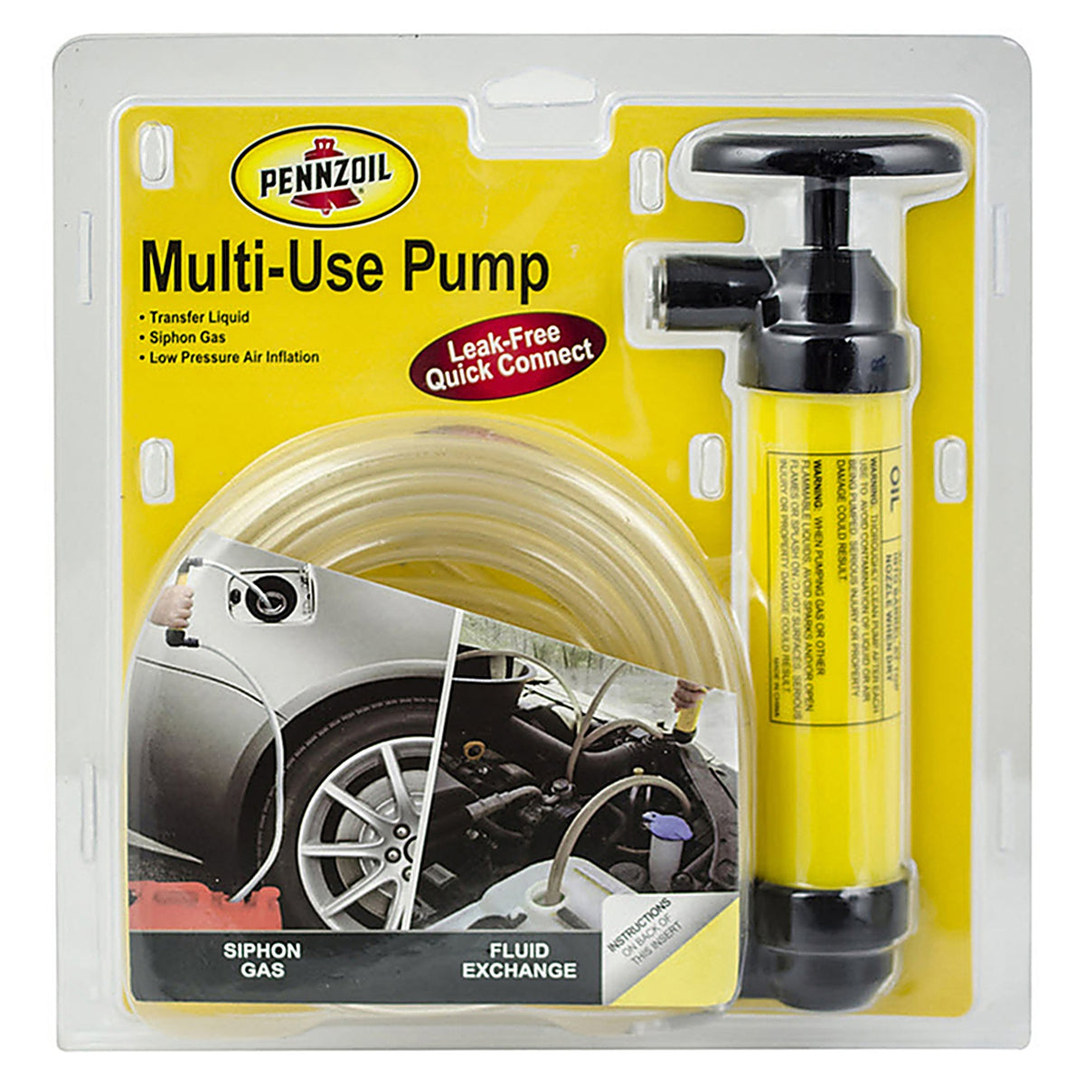 Pennzoil 36677 Piston Action Plastic 51 in. Siphon Pump