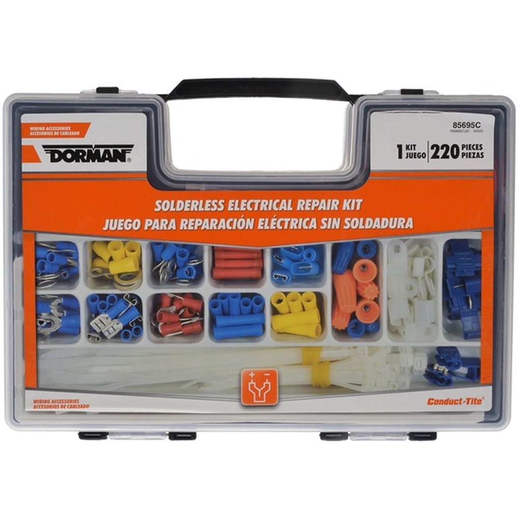 Dorman 85695C 220 Piece Terminal Repair Kit With Case