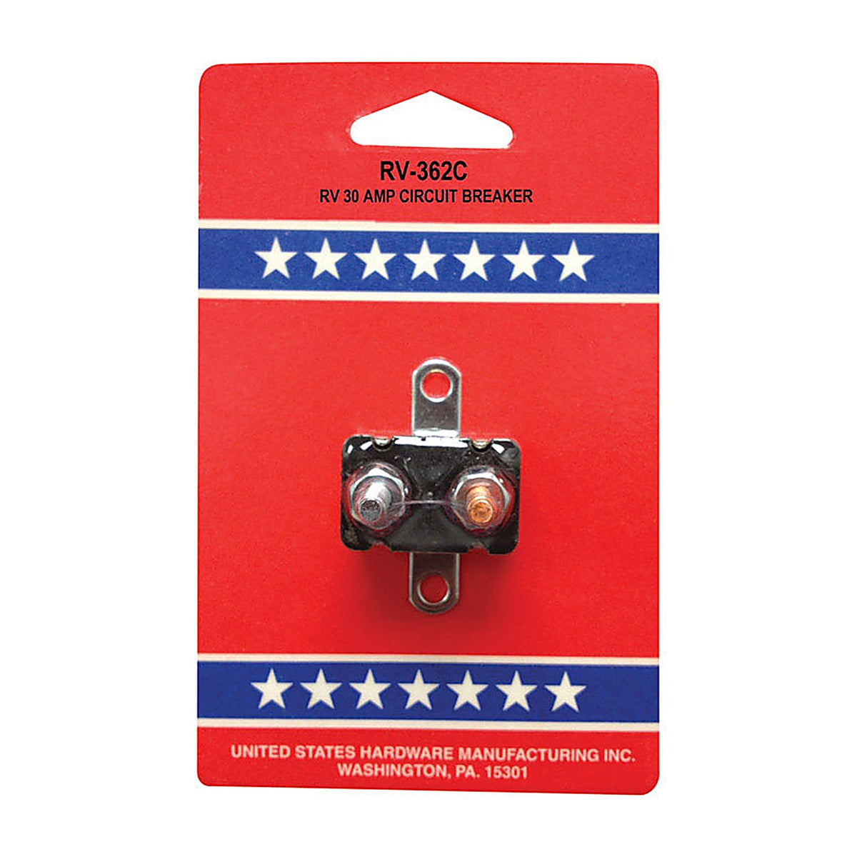 US Hardware RV-362C RV Circuit Breaker 1/Pack