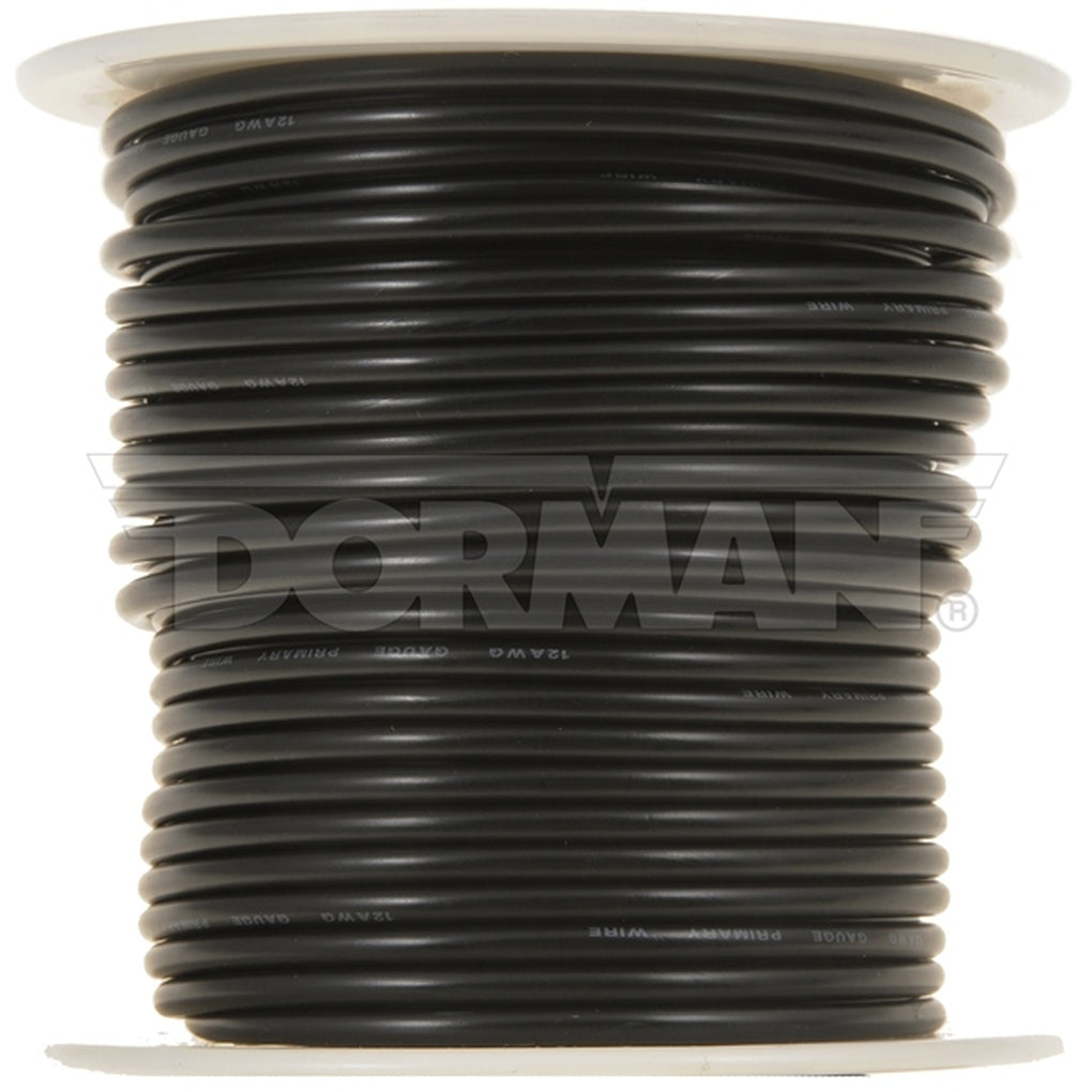 Dorman 85770 12 Gauge Black Primary Wire-Spool