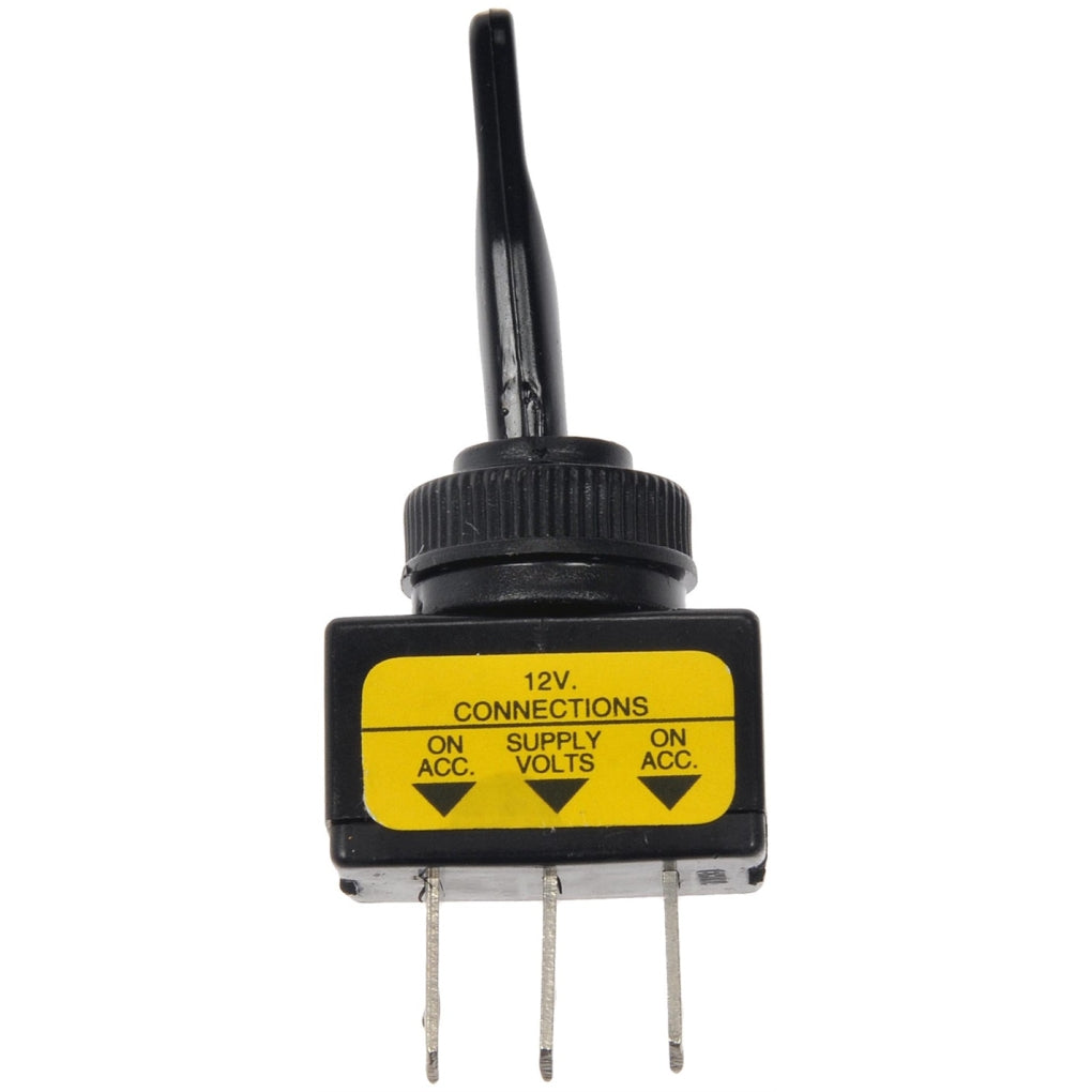 Dorman 85919 Electrical Switches Toggle Lever Plastic Black On-Off-On Function