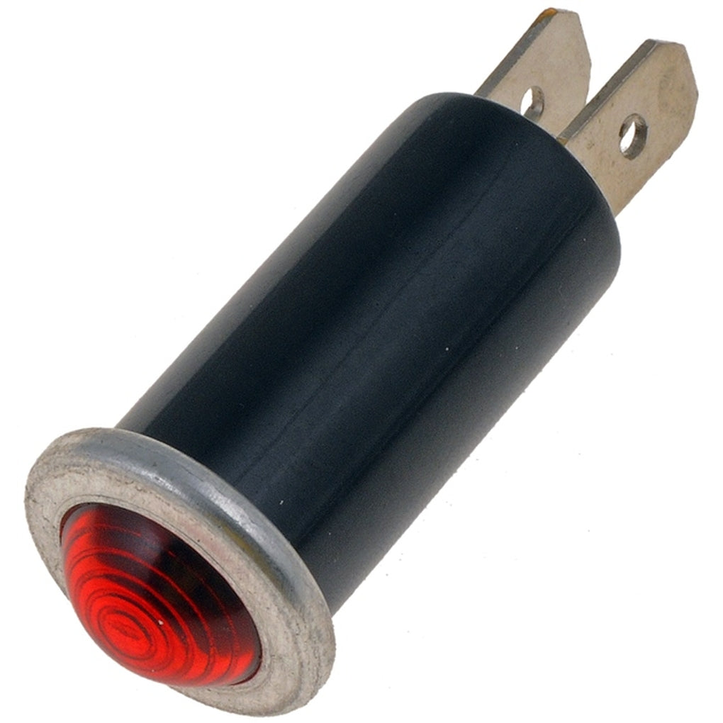 Dorman 85938 Electrical Switches Indicator Light Round with Bezel Style Red