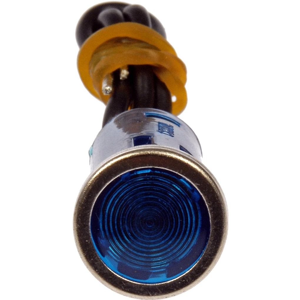 Dorman 85940 Electrical Switches Indicator Light Round with Bezel Style Blue