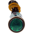 Dorman 85941 Electrical Switches Indicator Light Round with Bezel Style Green