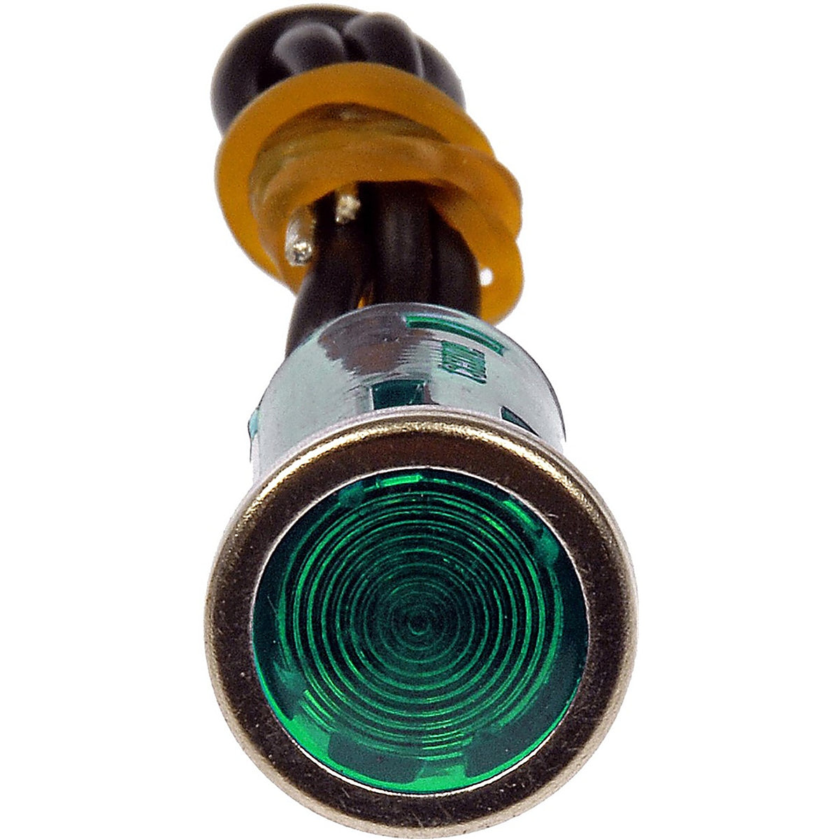 Dorman 85941 Electrical Switches Indicator Light Round with Bezel Style Green