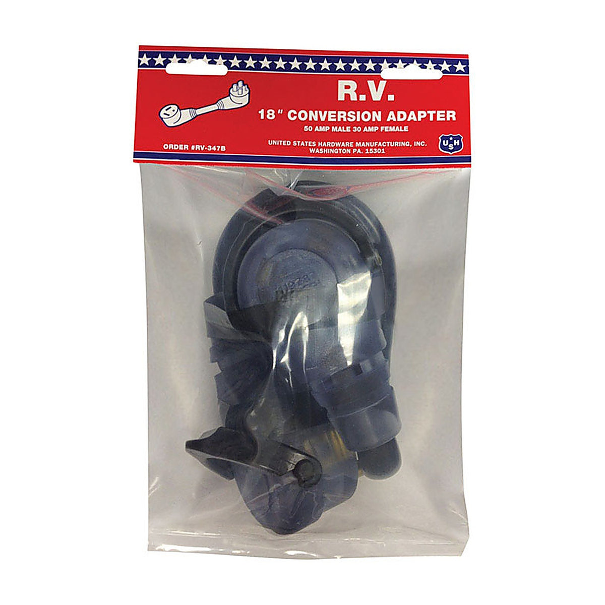US Hardware RV-347B RV Electrical Conversion Adapter 1/Pack