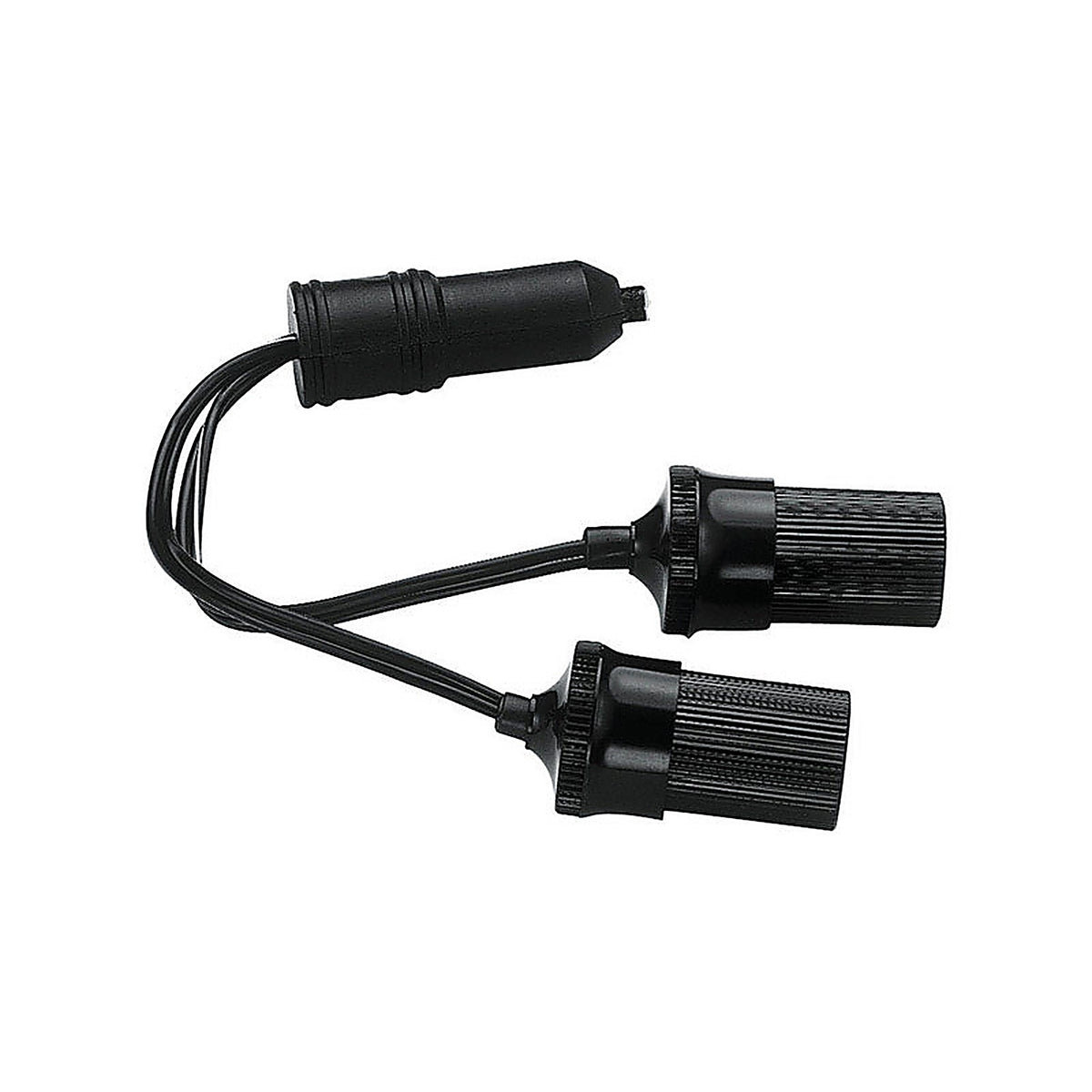 Custom Accessories 70051 12 volt Black Twin Plug Lighter Socket 1/Pack