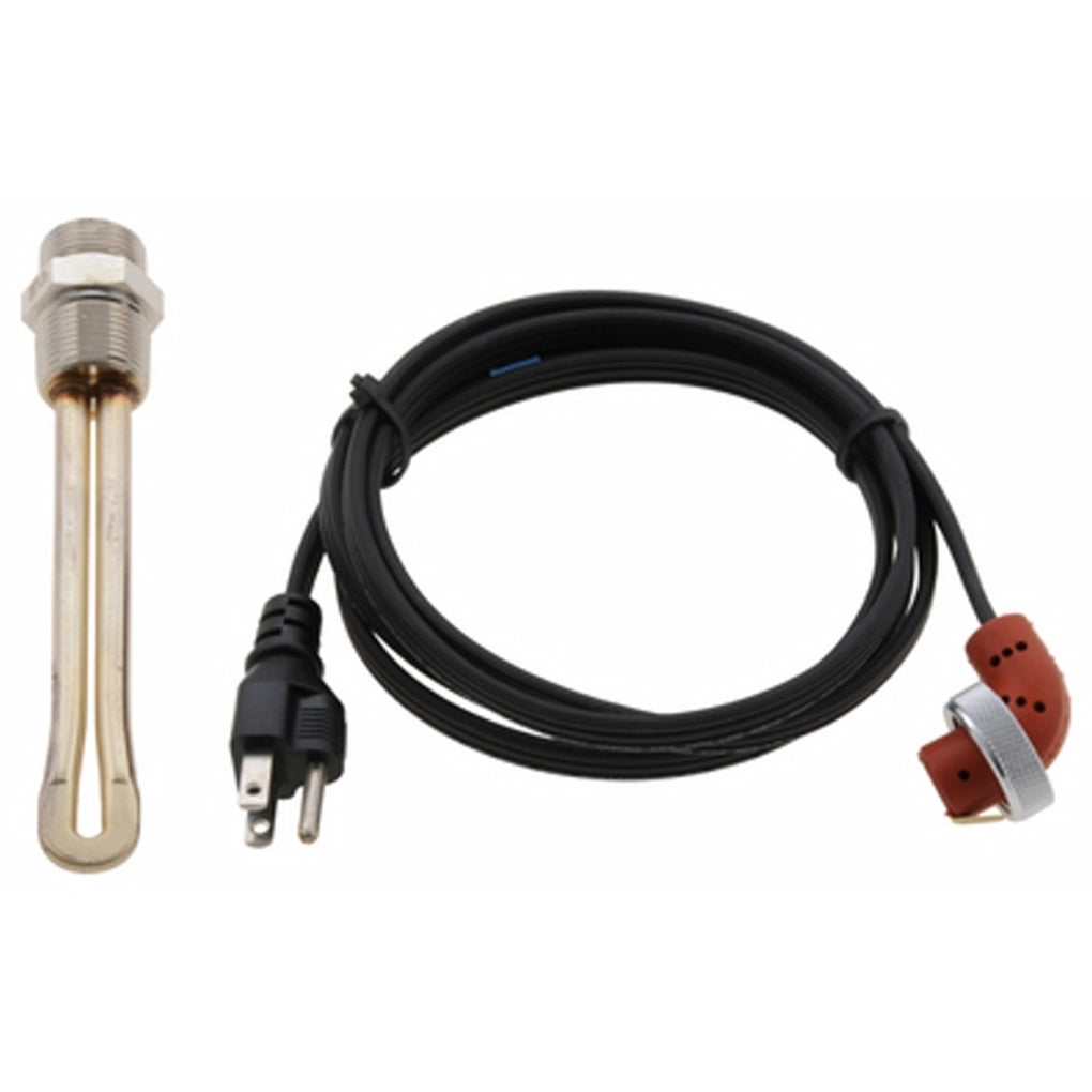 ZeroStart 8601267 Engine Heater, 1500W 120V, 3/4" NPT, Caterpillar, Cummins, Mack