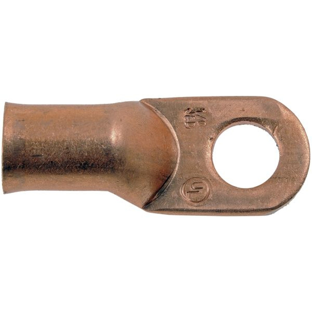 Dorman 86186 1/0 Gauge 3/8 In. Copper Ring Lugs