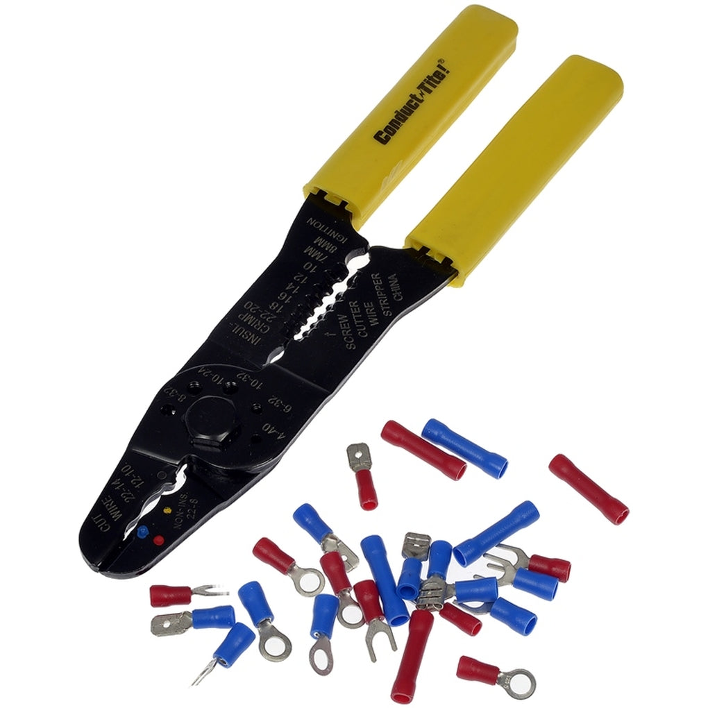 Dorman 86690 25 PC Heavy Duty Crimper/Terminal Kit