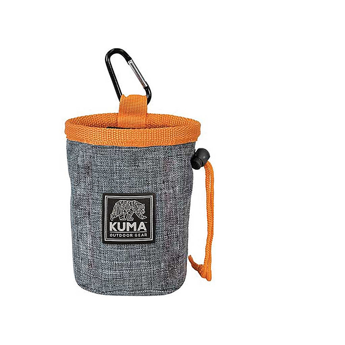 Kuma Outdoor Gear - 869-KM-GDTP-OG - Good Dog Treat Pouch - Heather Grey/Orange