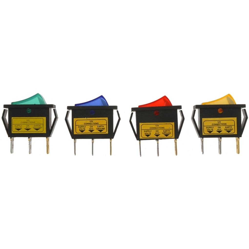 Dorman 86923 Electrical Switches Multiple Rocker Kit Red, Blue, Amber And Green