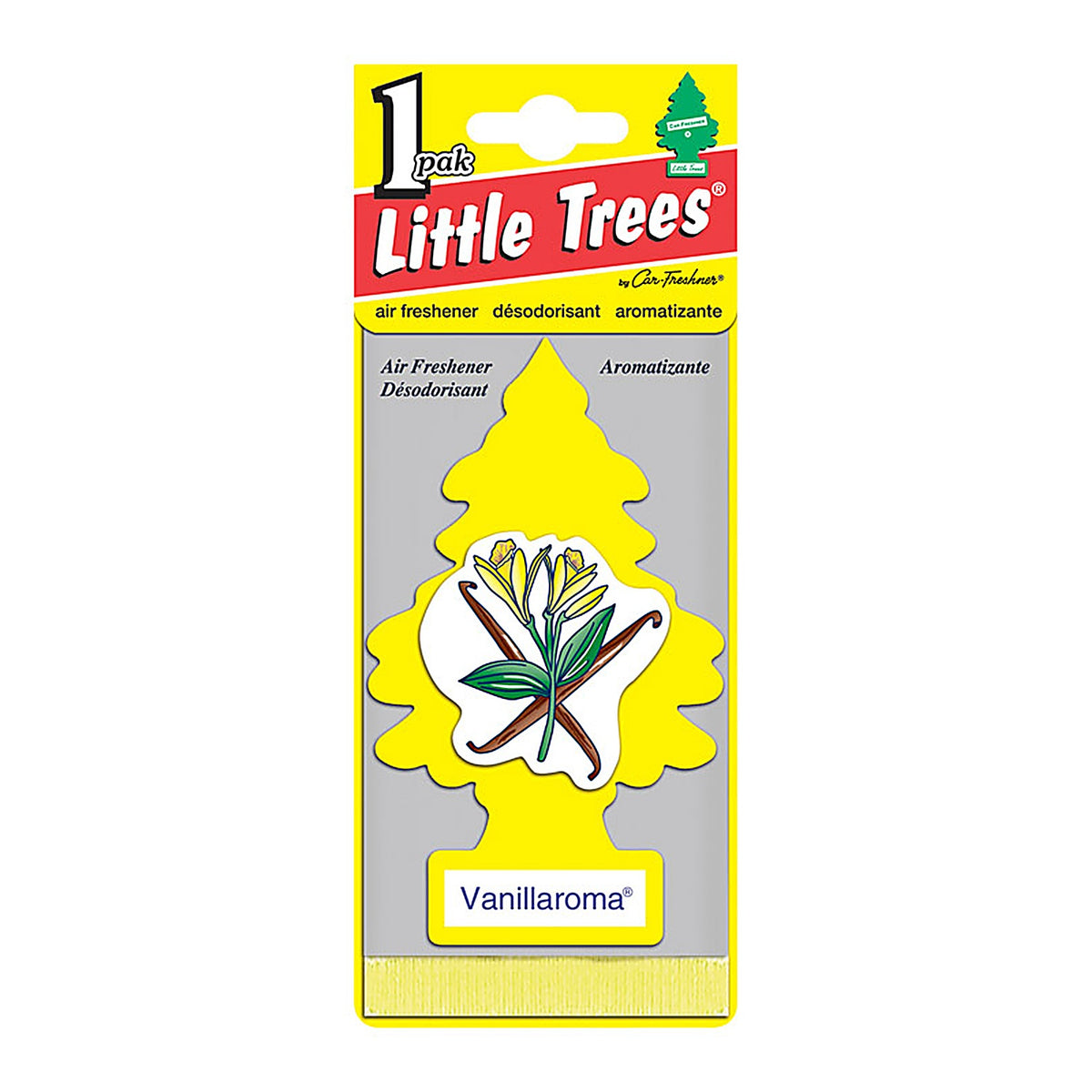 Little Trees U1P-10105 Yellow Car Air Freshener 1/Pack