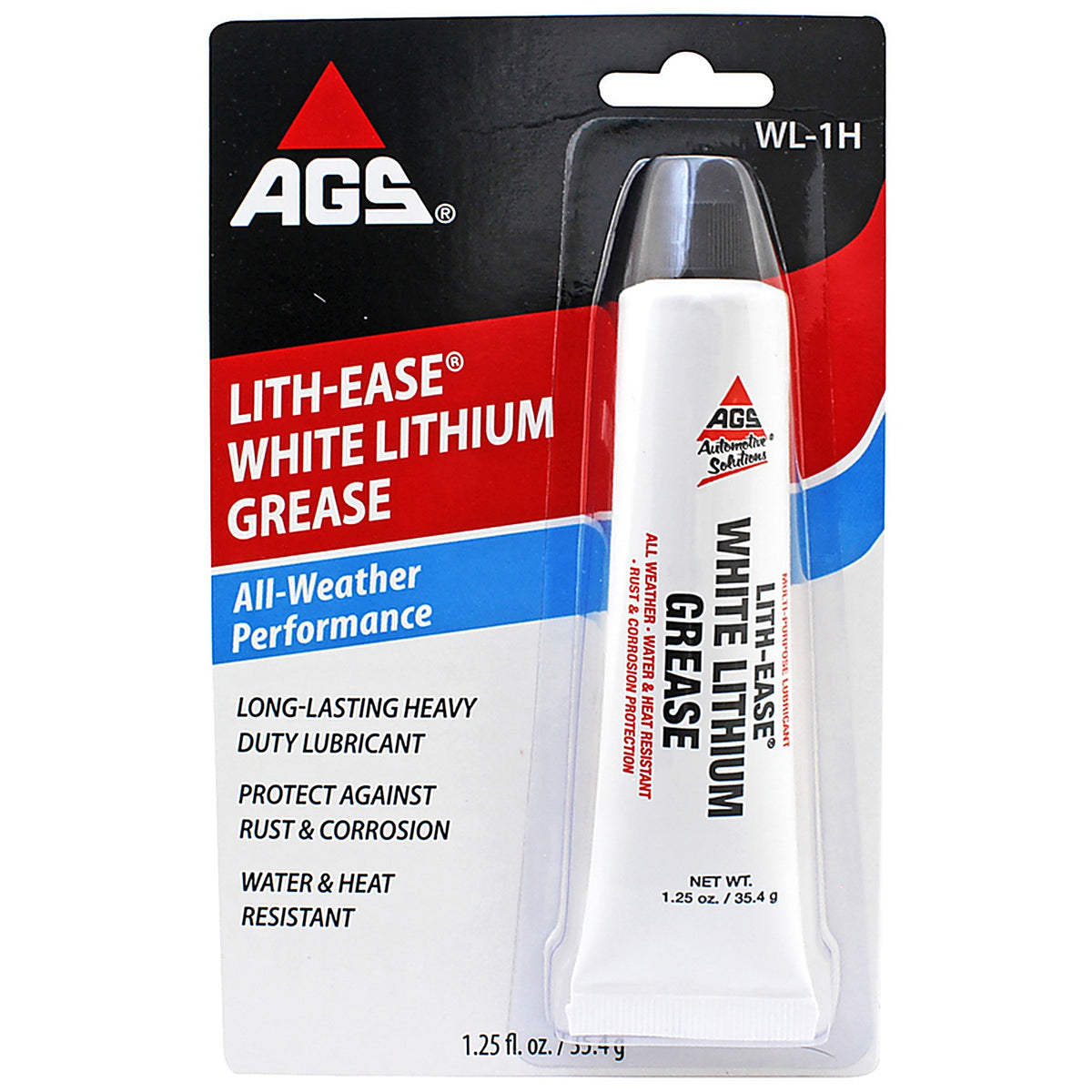 AGS WL-1H Lith-Ease White Lithium Grease 1.25 oz.