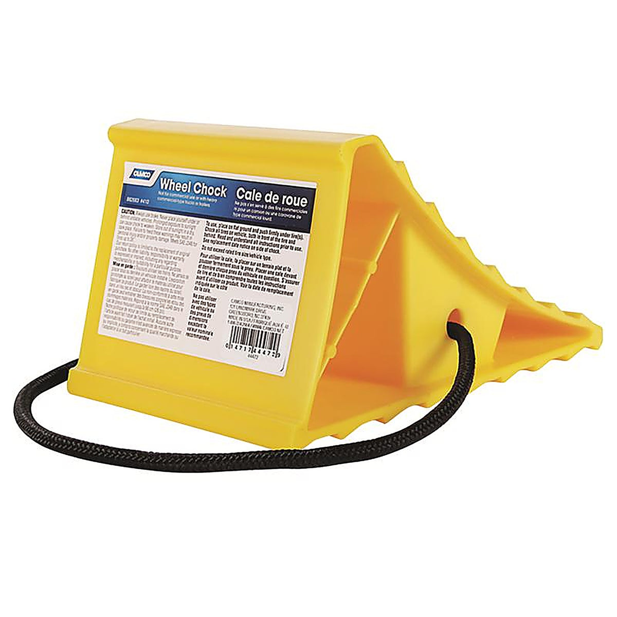 Camco 44472 Wheel Chock with Rope 1/Pack