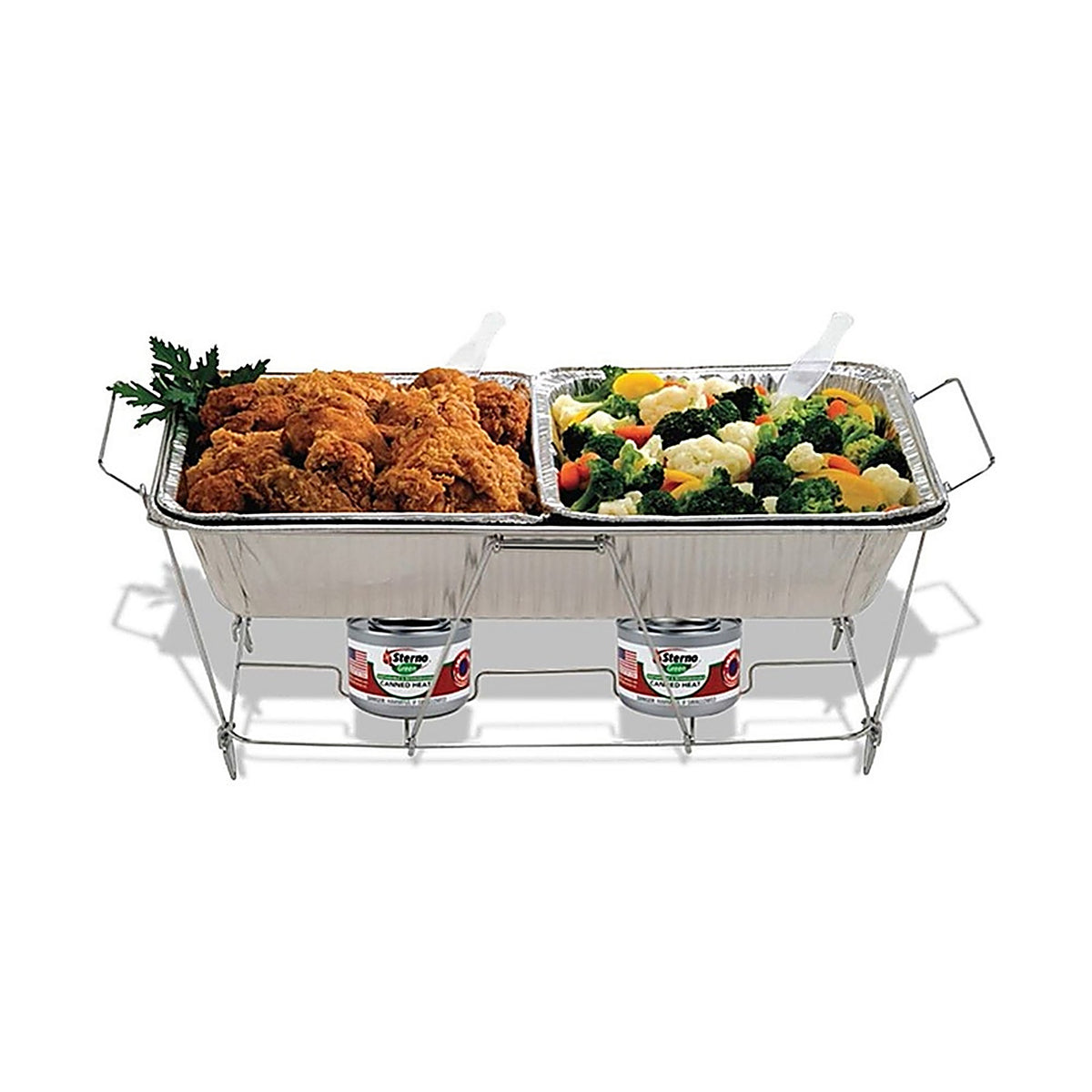 Sterno 70144 Wire Chafing Dish Rack 1.50 in. H x 12.13 in. W x 22.75 in. L 1/Pack