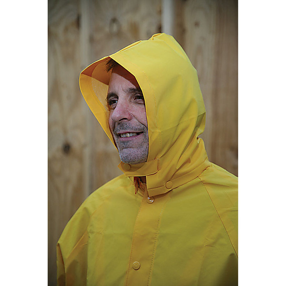 Boulder Creek 61315-CM Yellow PVC-Coated Rayon Three Piece Rain Suit