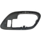 Dorman 88535 Interior Door Handle Front And Rear Left Handle Bezel With Lock Hole Gray