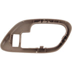 Dorman 88537 Interior Door Handle Front And Rear Left Handle Bezel With lock Brown (Tan)