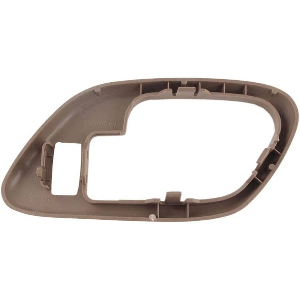 Dorman 88537 Interior Door Handle Front And Rear Left Handle Bezel With lock Brown (Tan)