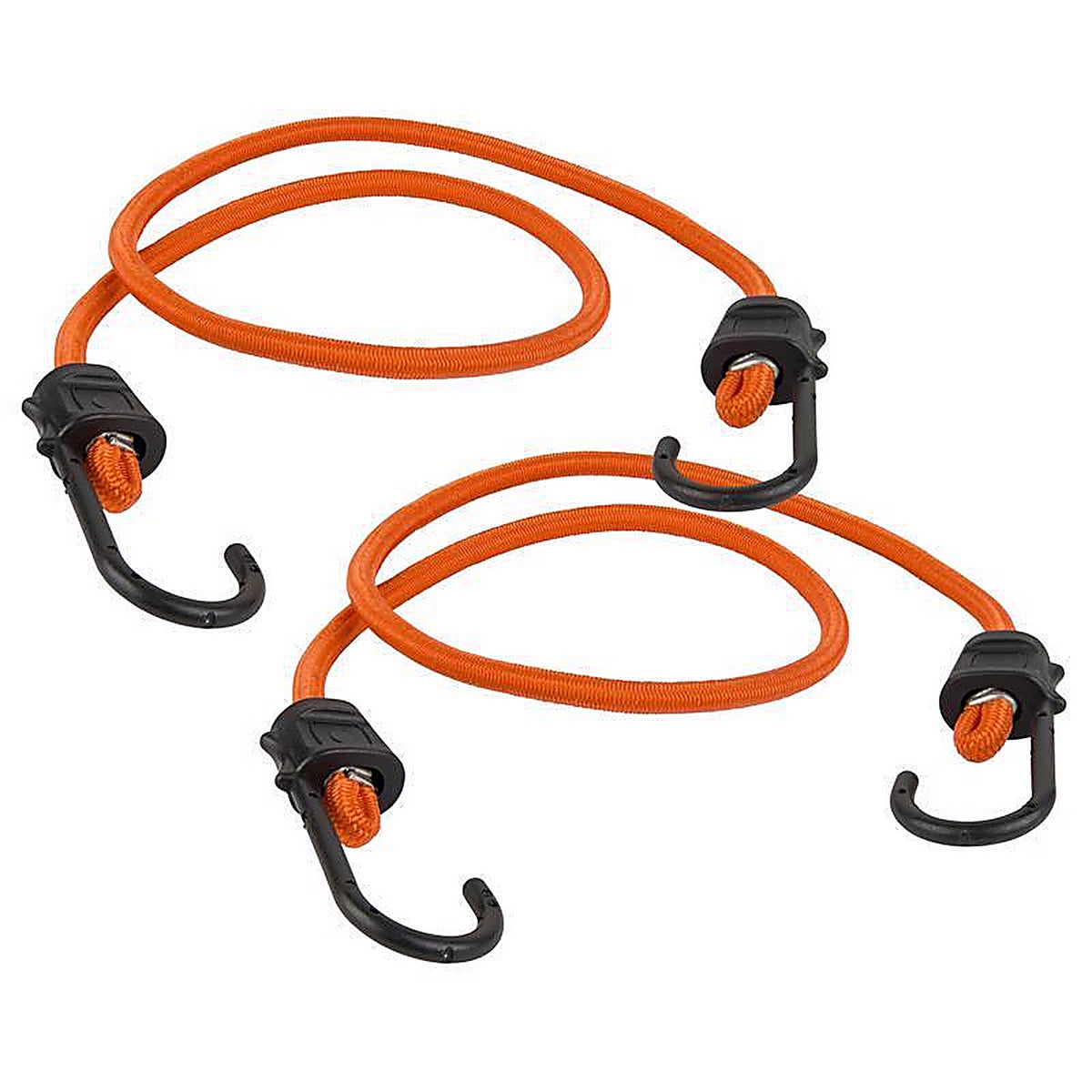Keeper A06038Z Black Bungee Cord 36 in. L x 0.315 in. 2/Pack