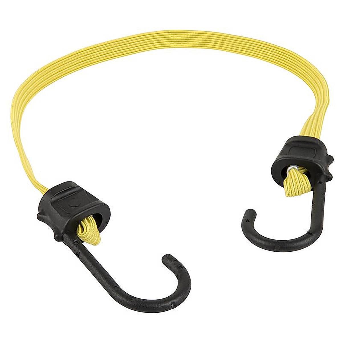 Keeper A06121Z Yellow Flat Bungee Cord 24 in. L x 0.315 in. 2/Pack