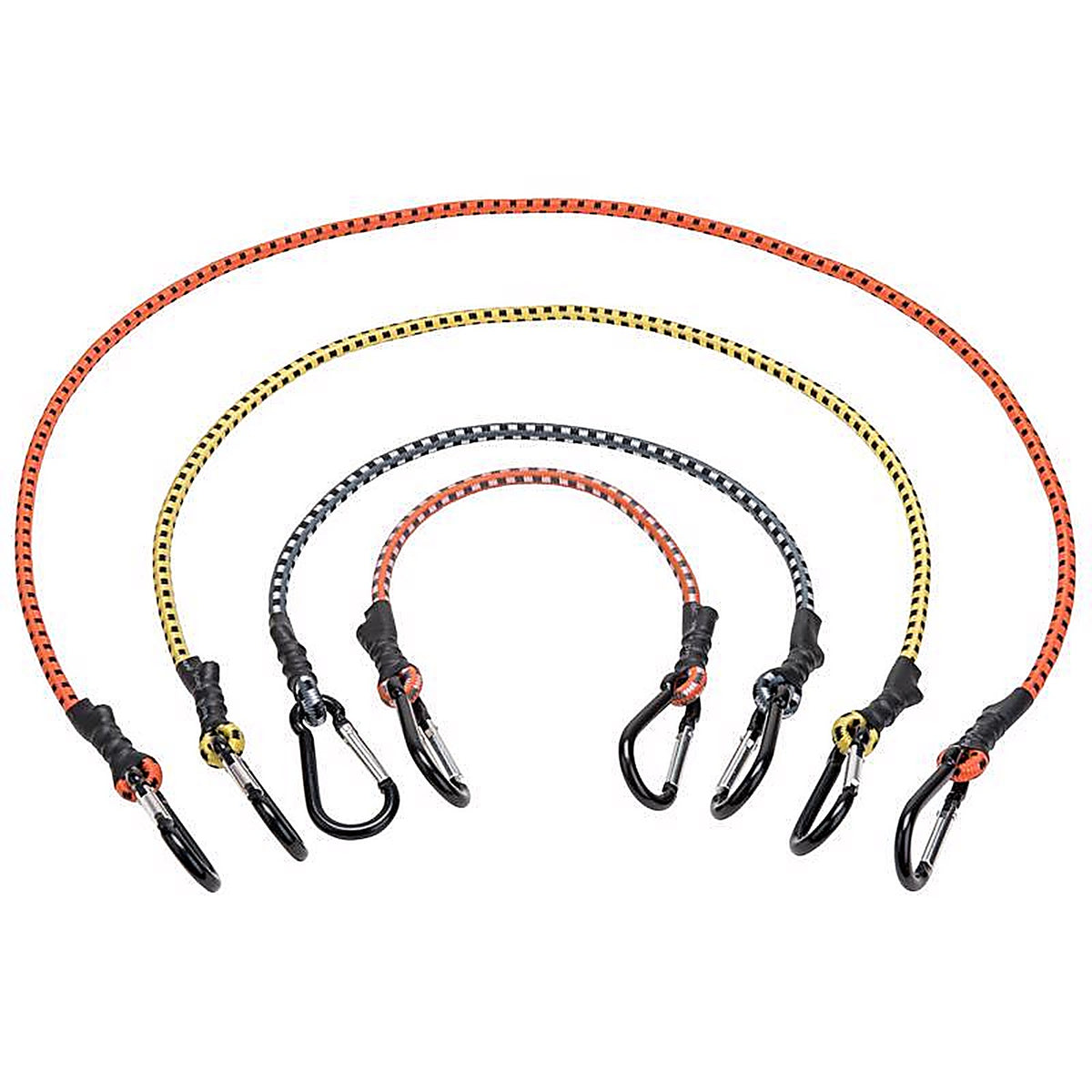 Keeper 6300 Assorted Carabiner Style Bungee Cord 0.315 in. L x 0.315 in. 1/Pack