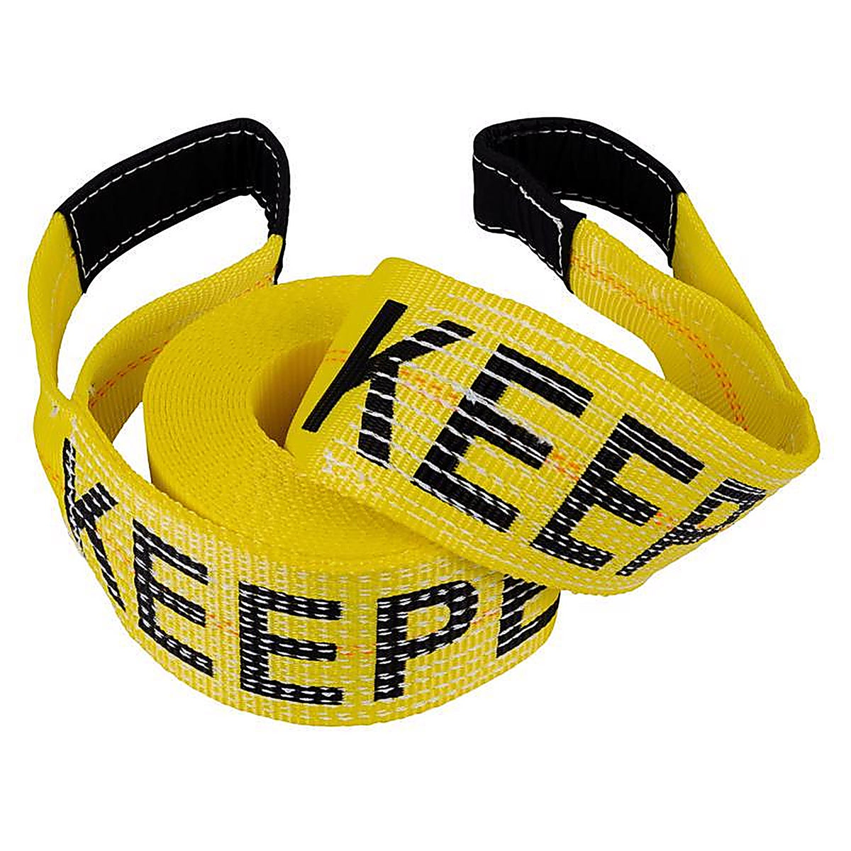 Keeper 2942 4 in. W x 30 ft. L Yellow Vehicle Recovery Strap 10000 lb. 1/Pack