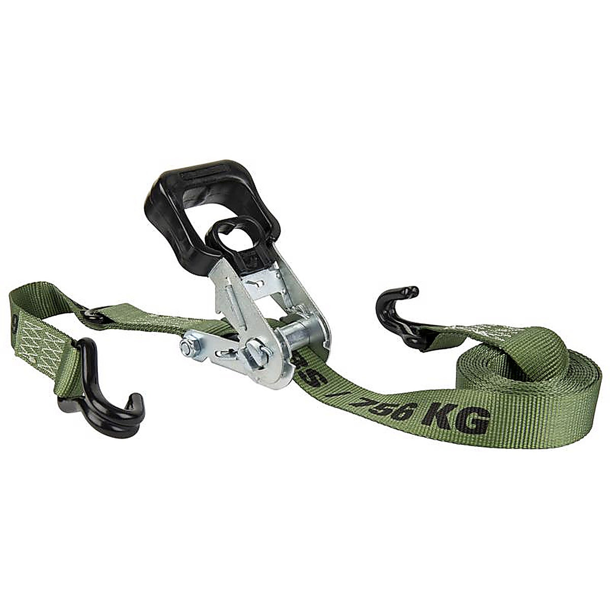 Keeper A47212 Chrome Series 1.5 in. W x 12 ft. L Green Tie Down Strap 1666 lb. 1/Pack