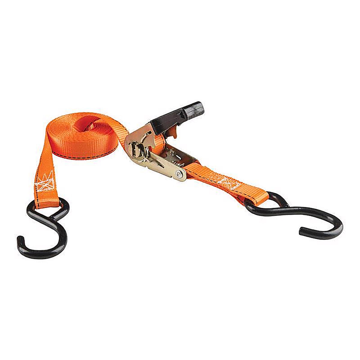 Keeper 45518 1 in. W x 15 ft. L Orange Tie Down w/Ratchet 500 lb. 2/Pack