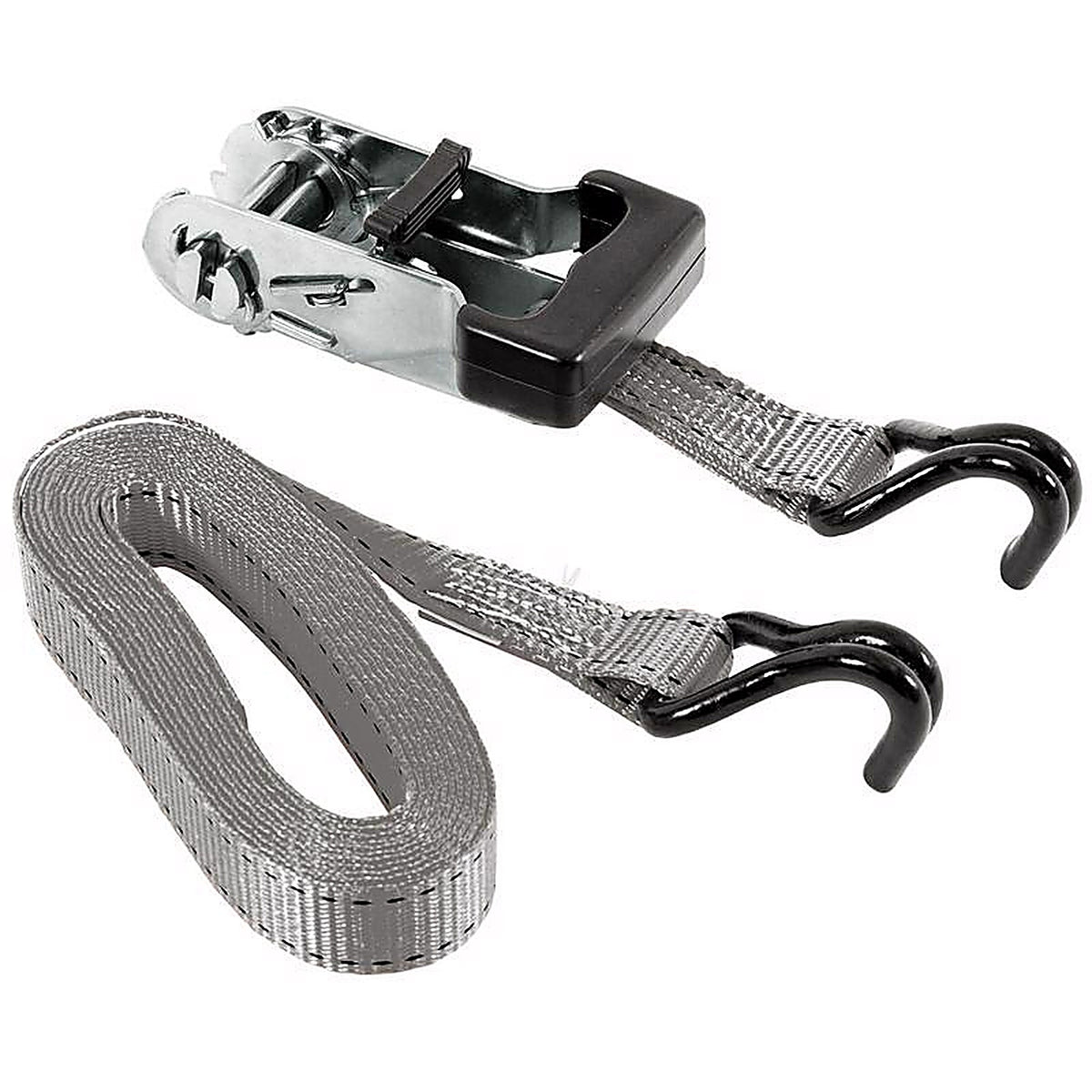 Keeper 5510 1 in. W x 12 ft. L Gray Tie Down Strap 1000 lb. 4/Pack
