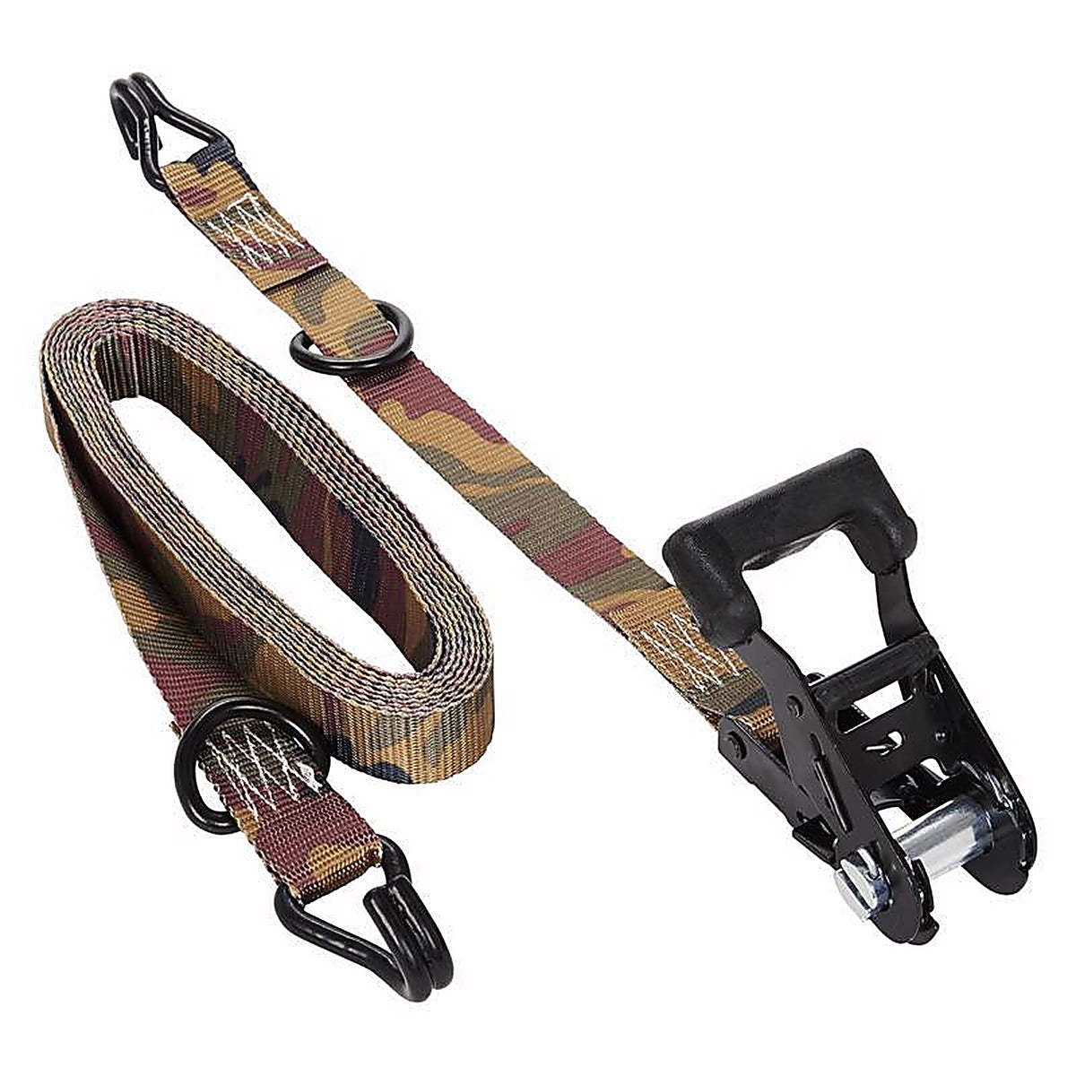 Keeper 3548 1.75 in. W x 16 ft. L Camo Tie Down w/Ratchet 1000 lb. 2/Pack