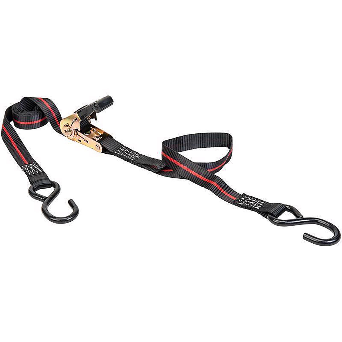 Keeper 45721 1 in. W x 8 ft. L Black Tie Down w/Ratchet 500 lb. 2/Pack