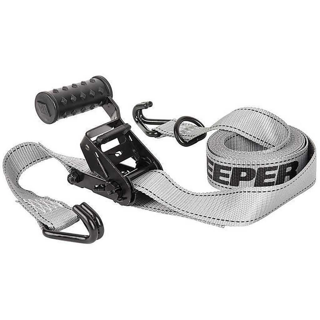 Keeper 45525 1.5 in. W x 14 ft. L Gray Tie Down Strap 1000 lb. 1/Pack